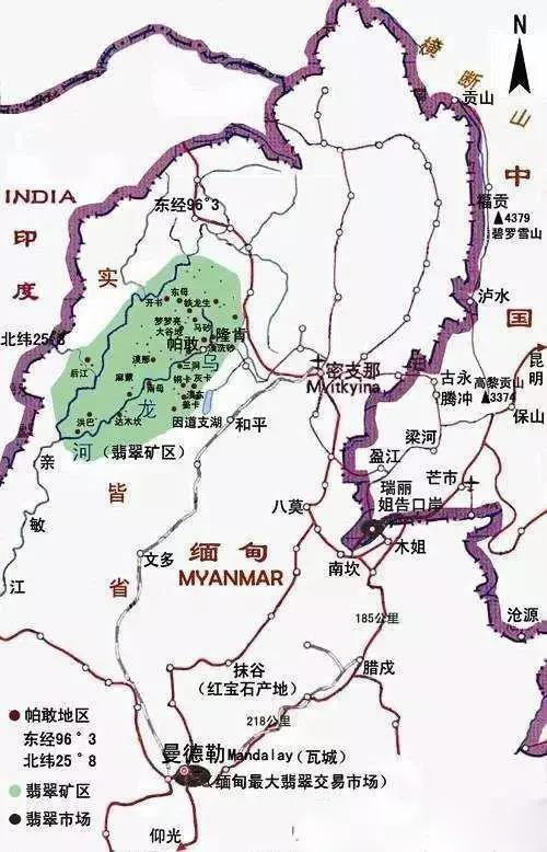 缅甸翡翠产区